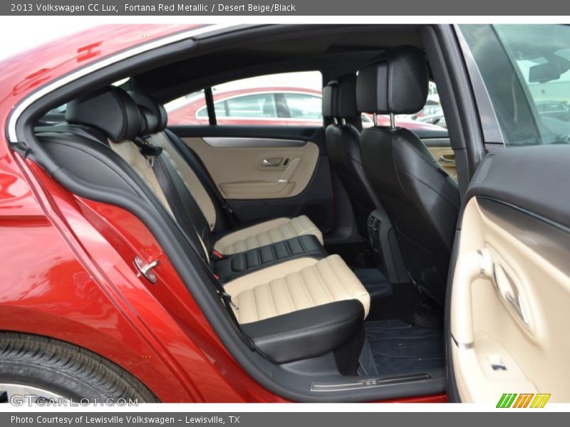 Fortana Red Metallic / Desert Beige/Black 2013 Volkswagen CC Lux