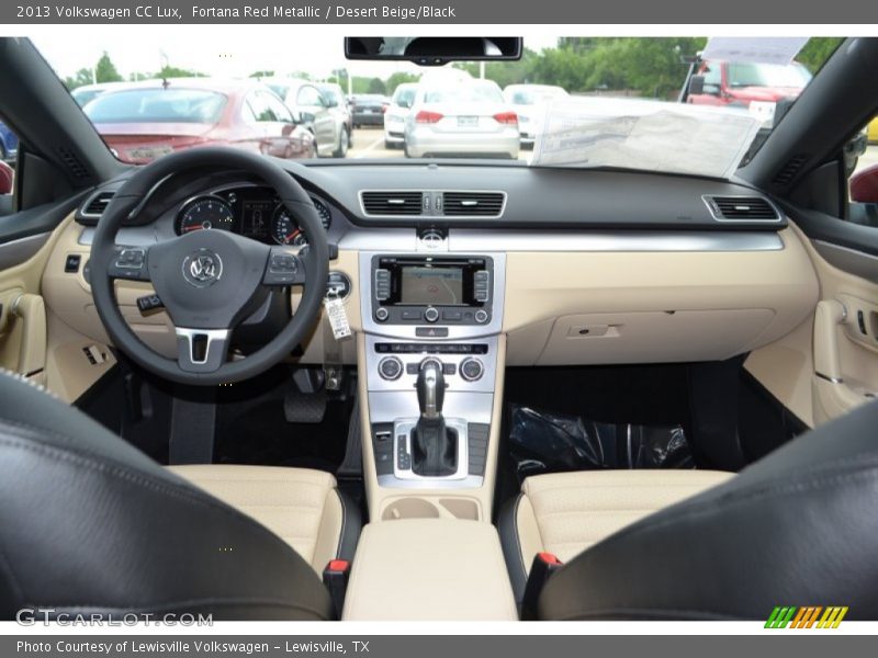 Fortana Red Metallic / Desert Beige/Black 2013 Volkswagen CC Lux
