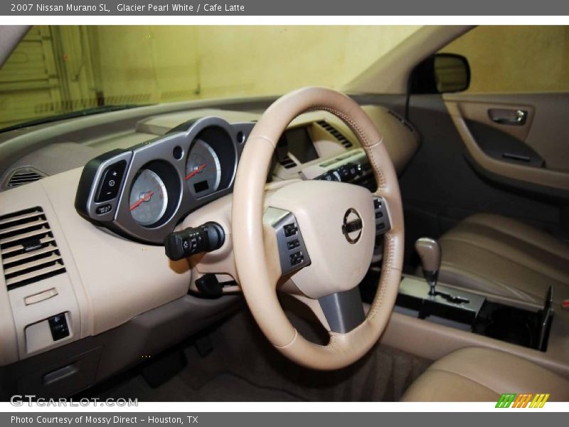 Glacier Pearl White / Cafe Latte 2007 Nissan Murano SL