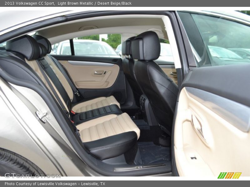 Light Brown Metallic / Desert Beige/Black 2013 Volkswagen CC Sport