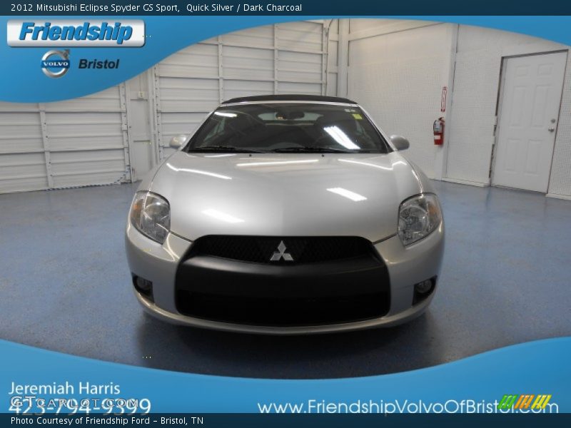 Quick Silver / Dark Charcoal 2012 Mitsubishi Eclipse Spyder GS Sport