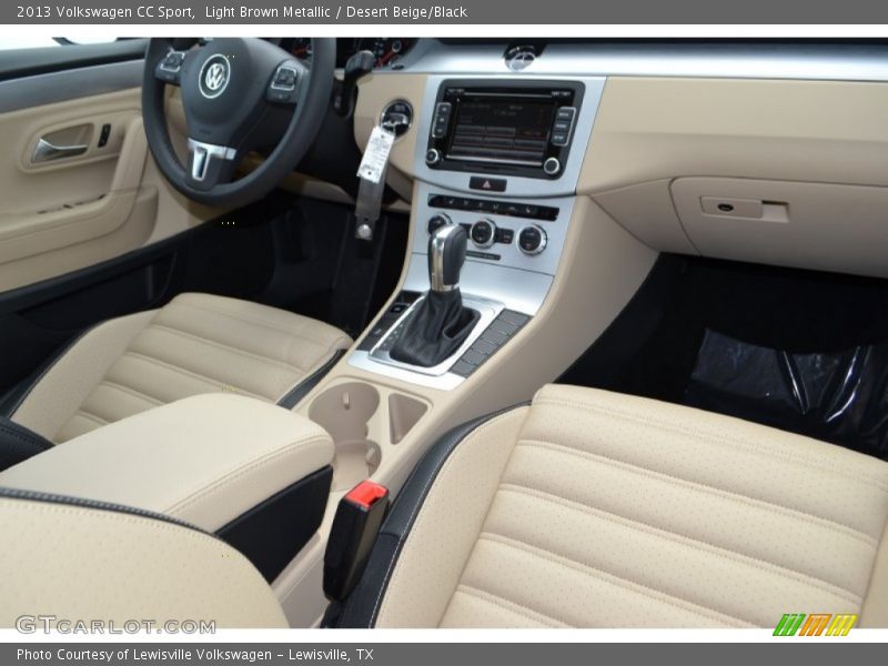 Light Brown Metallic / Desert Beige/Black 2013 Volkswagen CC Sport