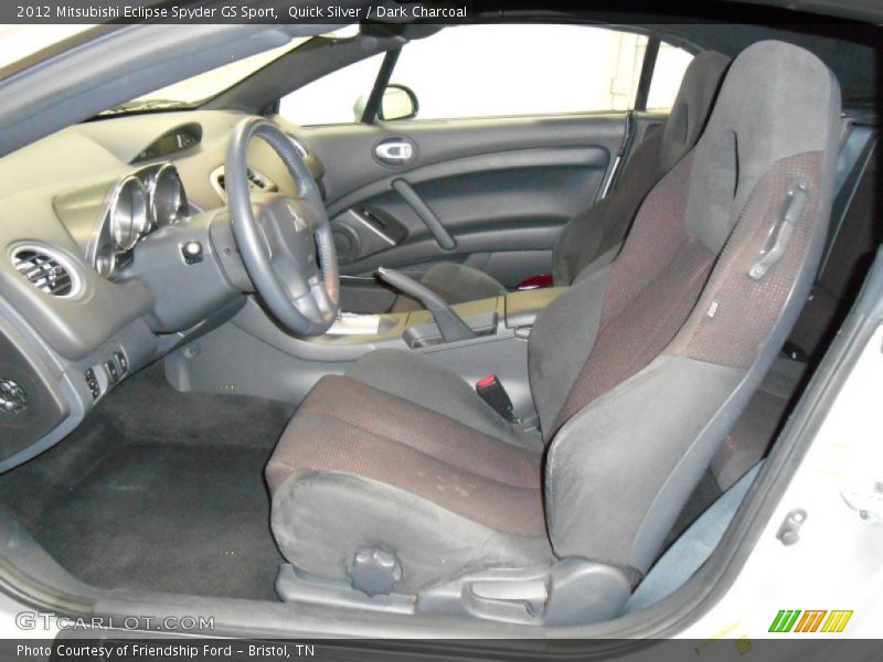 2012 Eclipse Spyder GS Sport Dark Charcoal Interior