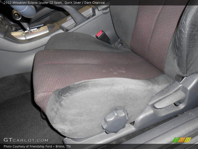 Quick Silver / Dark Charcoal 2012 Mitsubishi Eclipse Spyder GS Sport