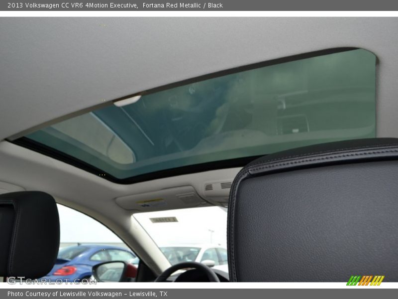 Fortana Red Metallic / Black 2013 Volkswagen CC VR6 4Motion Executive