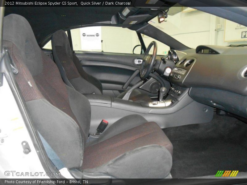  2012 Eclipse Spyder GS Sport Dark Charcoal Interior