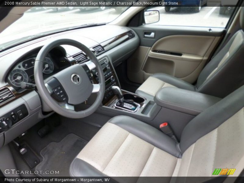 Charcoal Black/Medium Light Stone Interior - 2008 Sable Premier AWD Sedan 