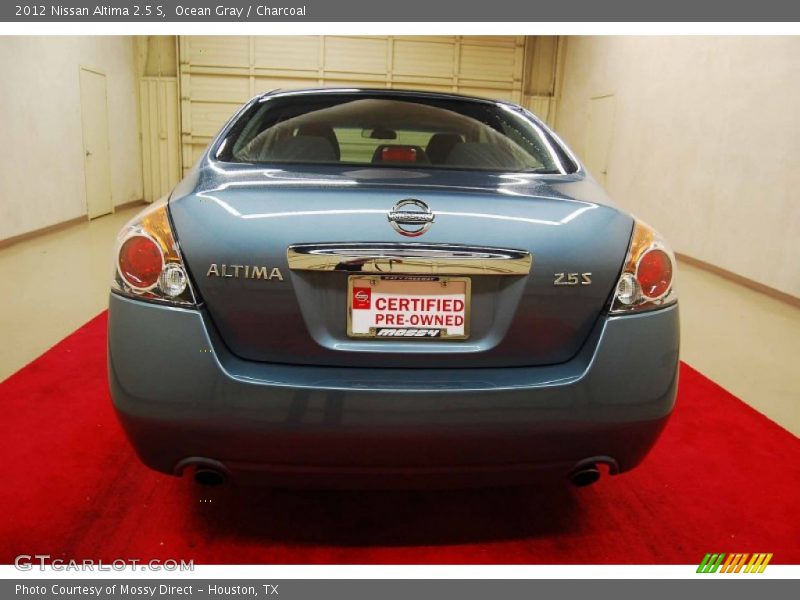 Ocean Gray / Charcoal 2012 Nissan Altima 2.5 S