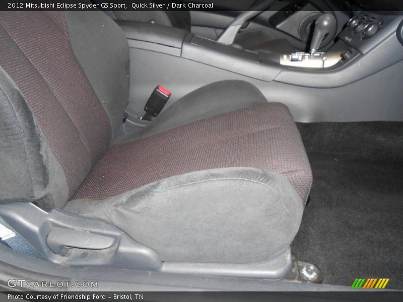 Quick Silver / Dark Charcoal 2012 Mitsubishi Eclipse Spyder GS Sport