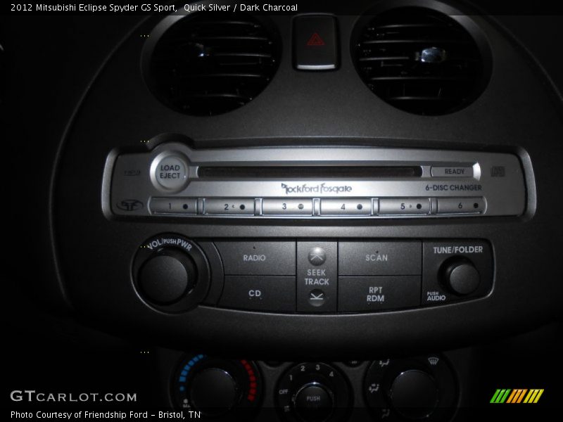 Controls of 2012 Eclipse Spyder GS Sport