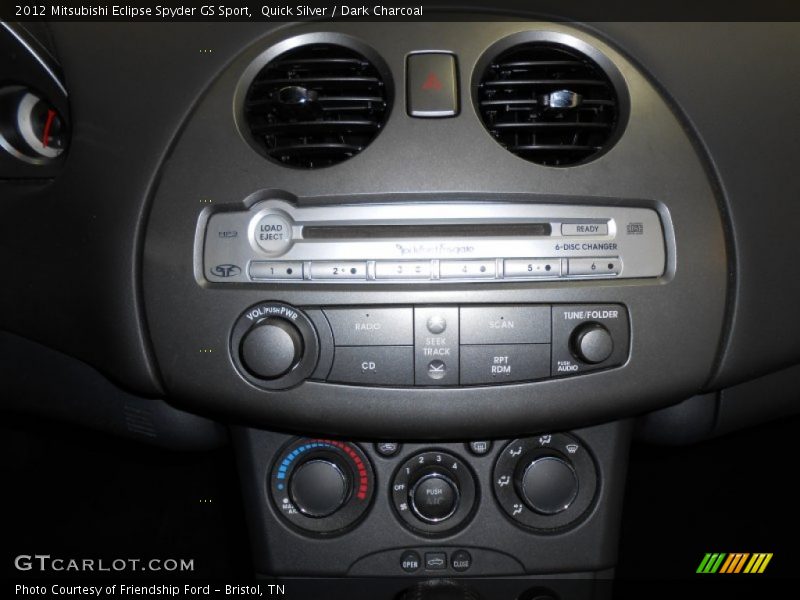 Controls of 2012 Eclipse Spyder GS Sport