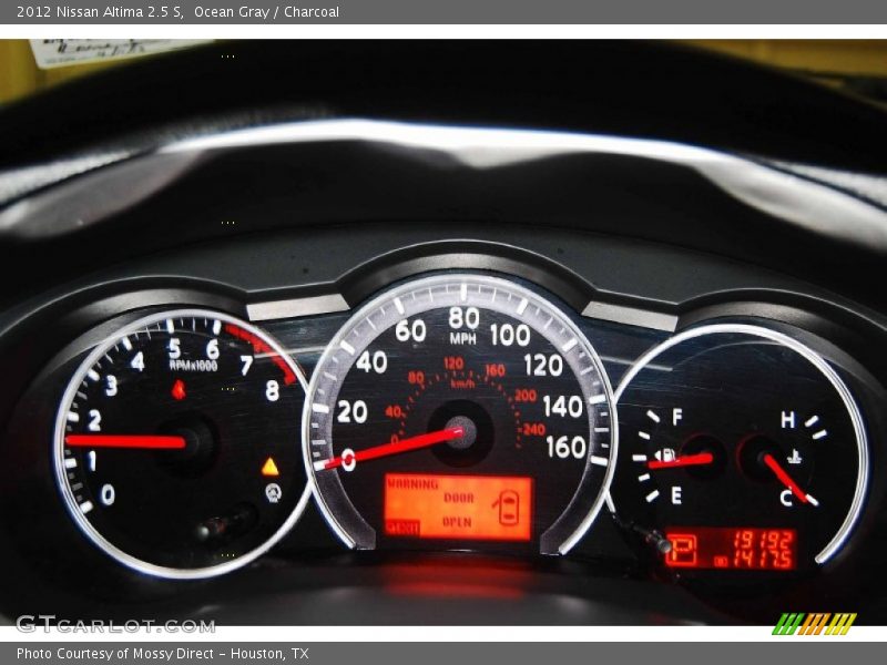 Ocean Gray / Charcoal 2012 Nissan Altima 2.5 S