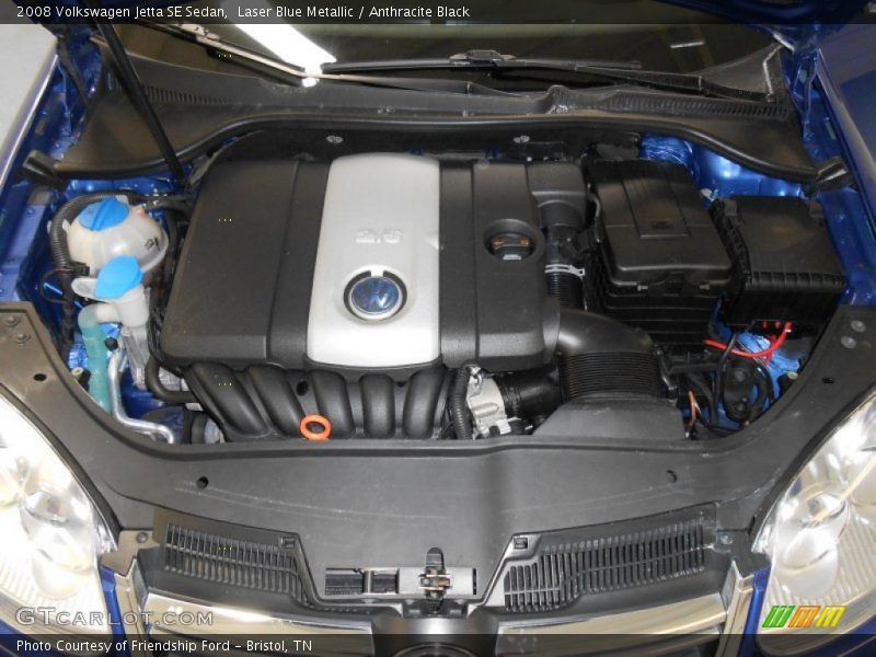 Laser Blue Metallic / Anthracite Black 2008 Volkswagen Jetta SE Sedan