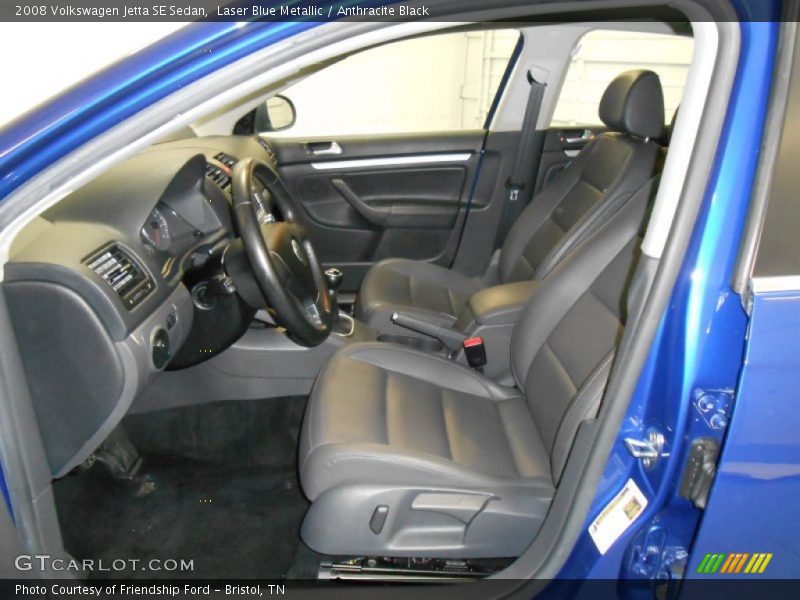 Laser Blue Metallic / Anthracite Black 2008 Volkswagen Jetta SE Sedan
