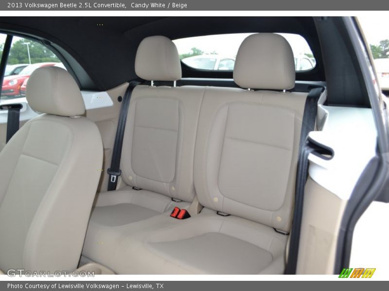 Candy White / Beige 2013 Volkswagen Beetle 2.5L Convertible