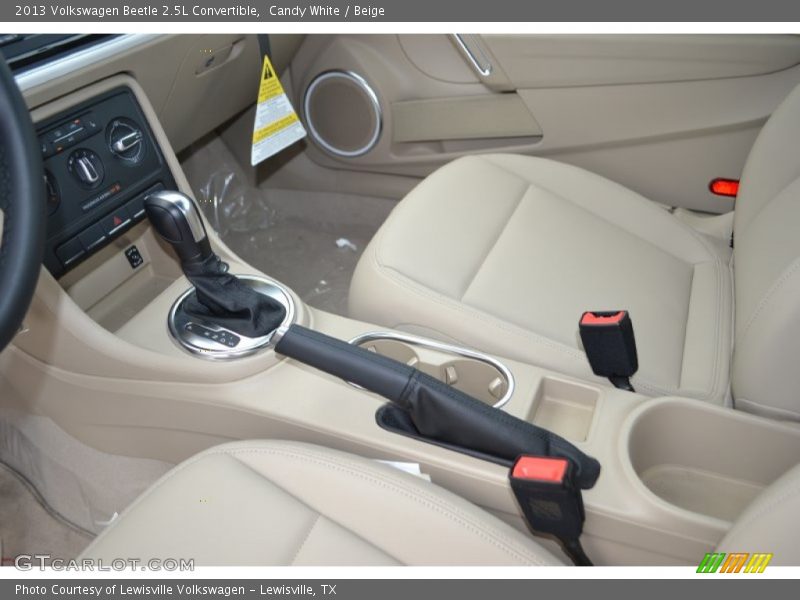 Candy White / Beige 2013 Volkswagen Beetle 2.5L Convertible