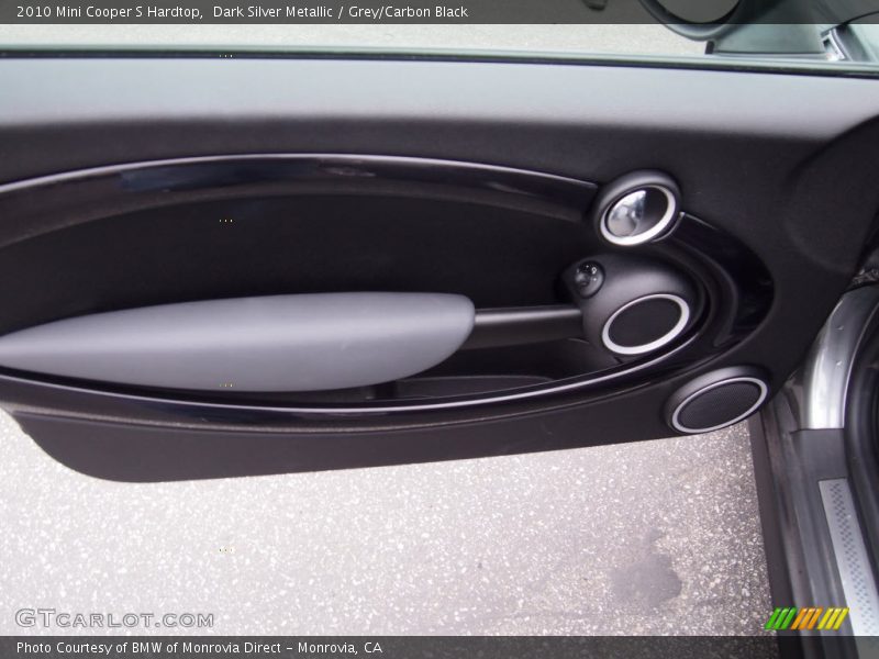 Dark Silver Metallic / Grey/Carbon Black 2010 Mini Cooper S Hardtop