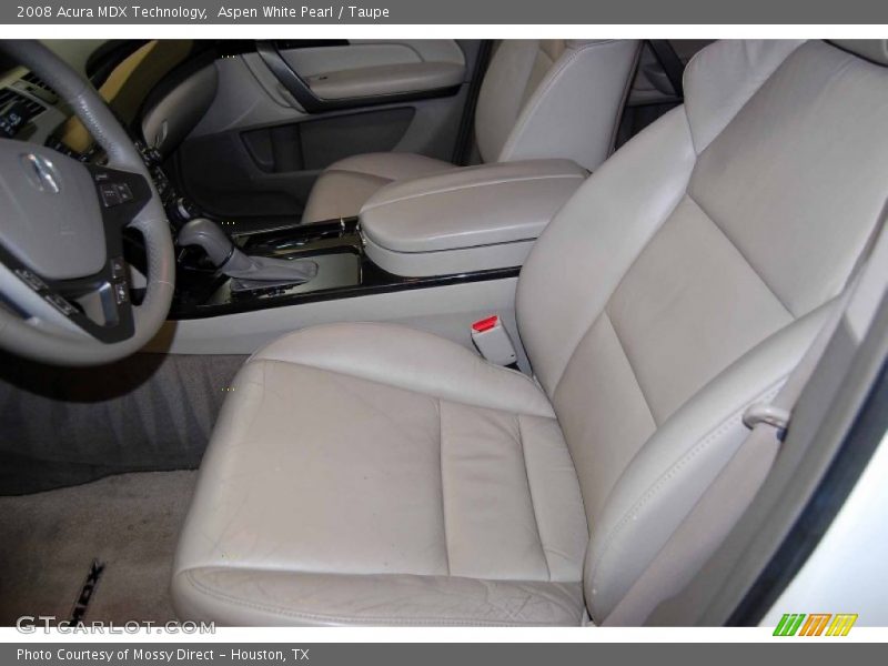 Aspen White Pearl / Taupe 2008 Acura MDX Technology
