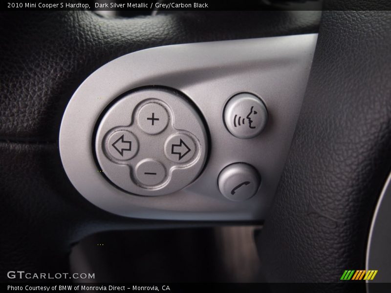 Dark Silver Metallic / Grey/Carbon Black 2010 Mini Cooper S Hardtop