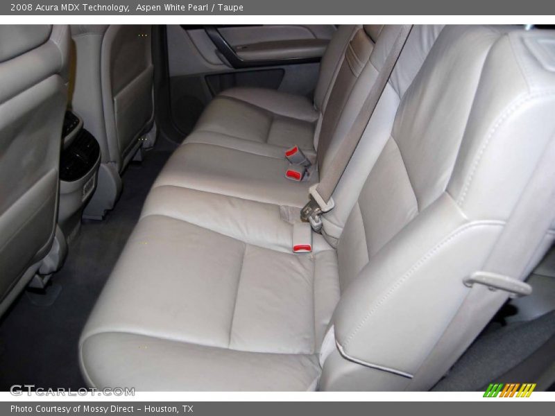 Aspen White Pearl / Taupe 2008 Acura MDX Technology