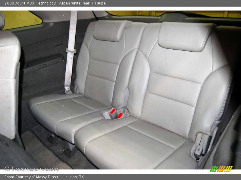 Aspen White Pearl / Taupe 2008 Acura MDX Technology