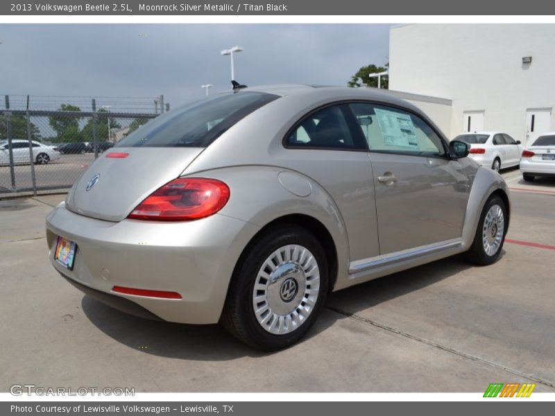 Moonrock Silver Metallic / Titan Black 2013 Volkswagen Beetle 2.5L