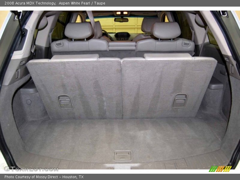 Aspen White Pearl / Taupe 2008 Acura MDX Technology