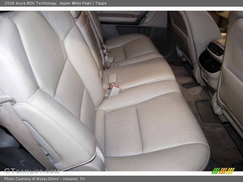 Aspen White Pearl / Taupe 2008 Acura MDX Technology