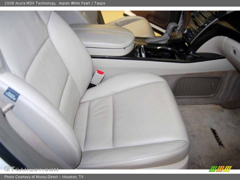 Aspen White Pearl / Taupe 2008 Acura MDX Technology