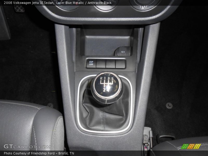 Laser Blue Metallic / Anthracite Black 2008 Volkswagen Jetta SE Sedan
