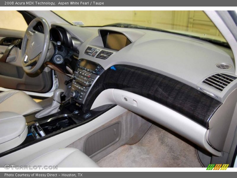 Aspen White Pearl / Taupe 2008 Acura MDX Technology