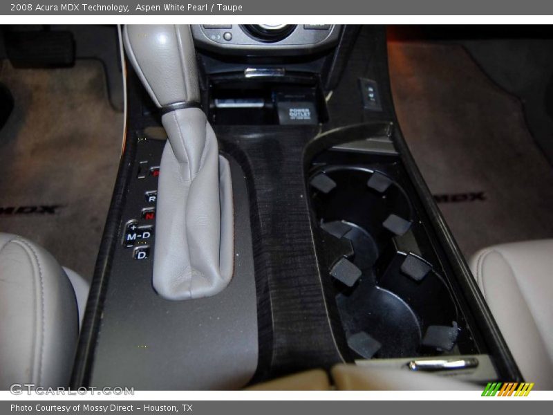 Aspen White Pearl / Taupe 2008 Acura MDX Technology