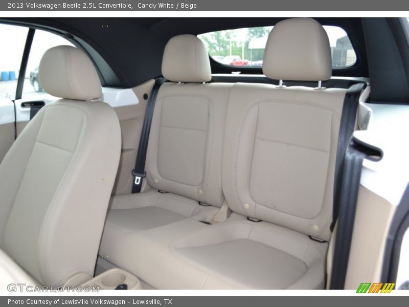 Candy White / Beige 2013 Volkswagen Beetle 2.5L Convertible