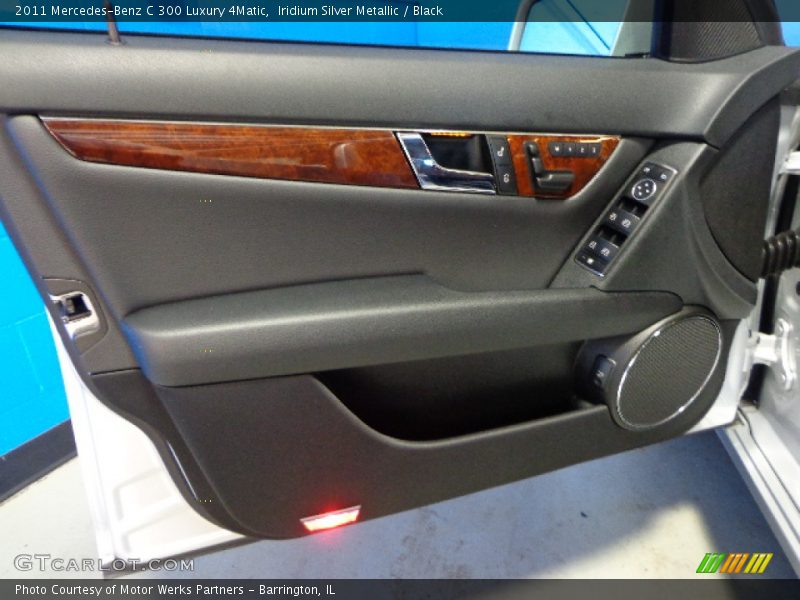 Iridium Silver Metallic / Black 2011 Mercedes-Benz C 300 Luxury 4Matic