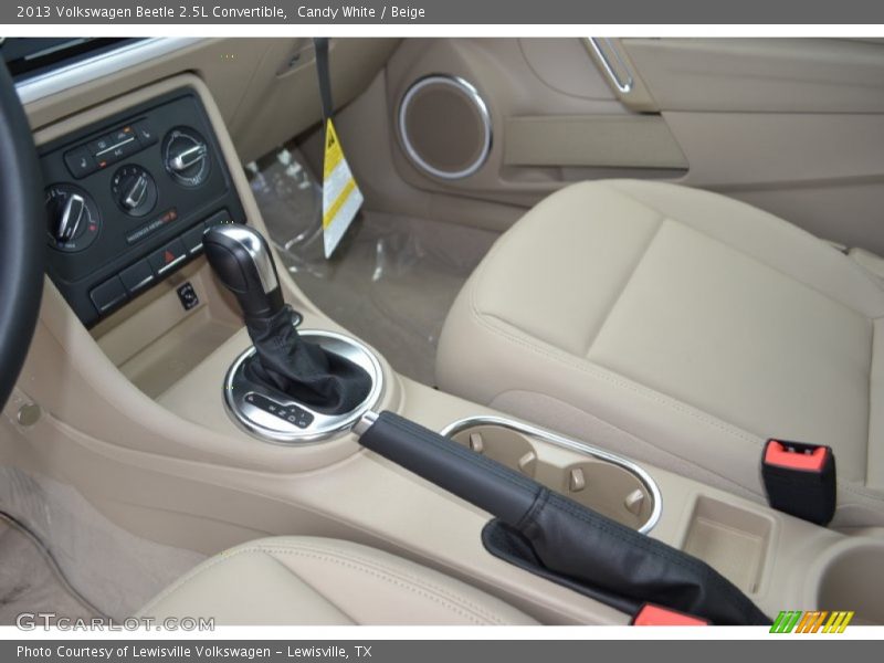 Candy White / Beige 2013 Volkswagen Beetle 2.5L Convertible