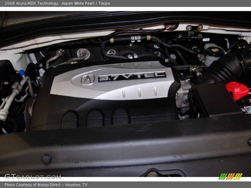 Aspen White Pearl / Taupe 2008 Acura MDX Technology