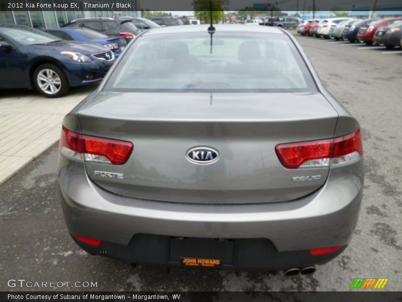 Titanium / Black 2012 Kia Forte Koup EX