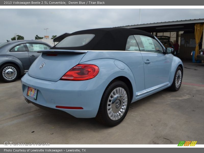 Denim Blue / Titan Black 2013 Volkswagen Beetle 2.5L Convertible