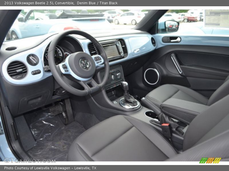 Denim Blue / Titan Black 2013 Volkswagen Beetle 2.5L Convertible