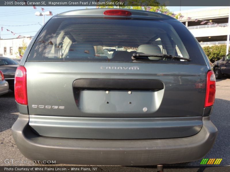 Magnesium Green Pearl / Medium Slate Gray 2005 Dodge Caravan SE