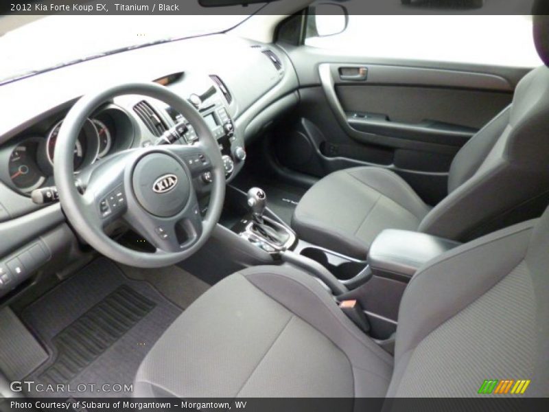 Titanium / Black 2012 Kia Forte Koup EX