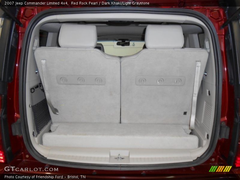 Red Rock Pearl / Dark Khaki/Light Graystone 2007 Jeep Commander Limited 4x4