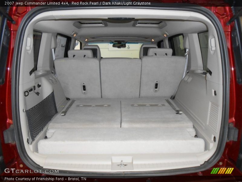 Red Rock Pearl / Dark Khaki/Light Graystone 2007 Jeep Commander Limited 4x4