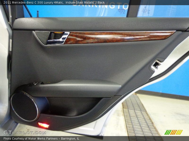 Iridium Silver Metallic / Black 2011 Mercedes-Benz C 300 Luxury 4Matic