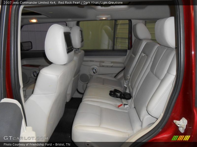 Red Rock Pearl / Dark Khaki/Light Graystone 2007 Jeep Commander Limited 4x4