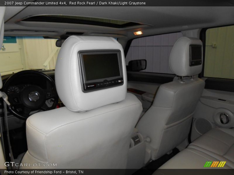 Red Rock Pearl / Dark Khaki/Light Graystone 2007 Jeep Commander Limited 4x4