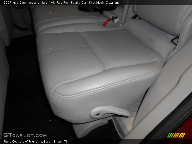 Red Rock Pearl / Dark Khaki/Light Graystone 2007 Jeep Commander Limited 4x4