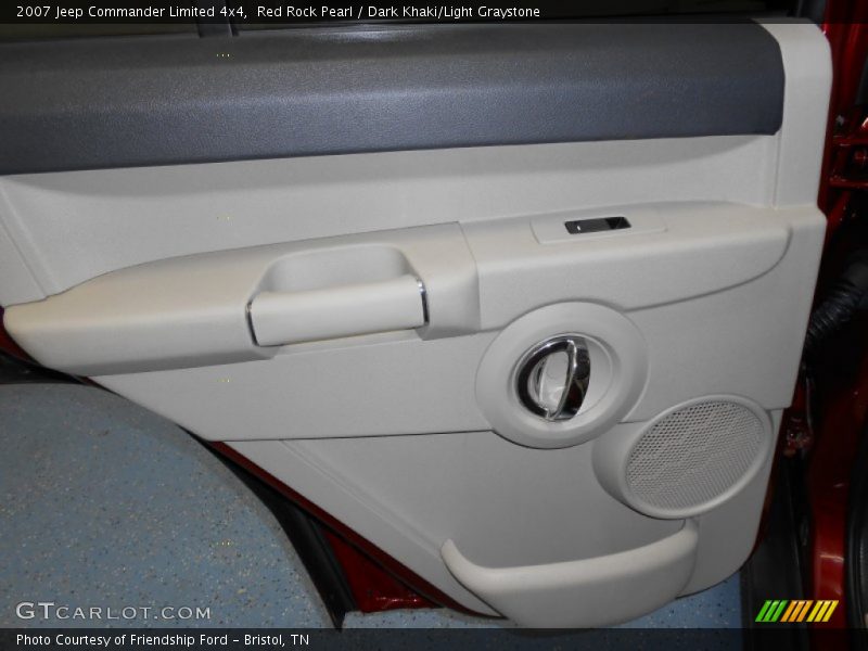 Red Rock Pearl / Dark Khaki/Light Graystone 2007 Jeep Commander Limited 4x4