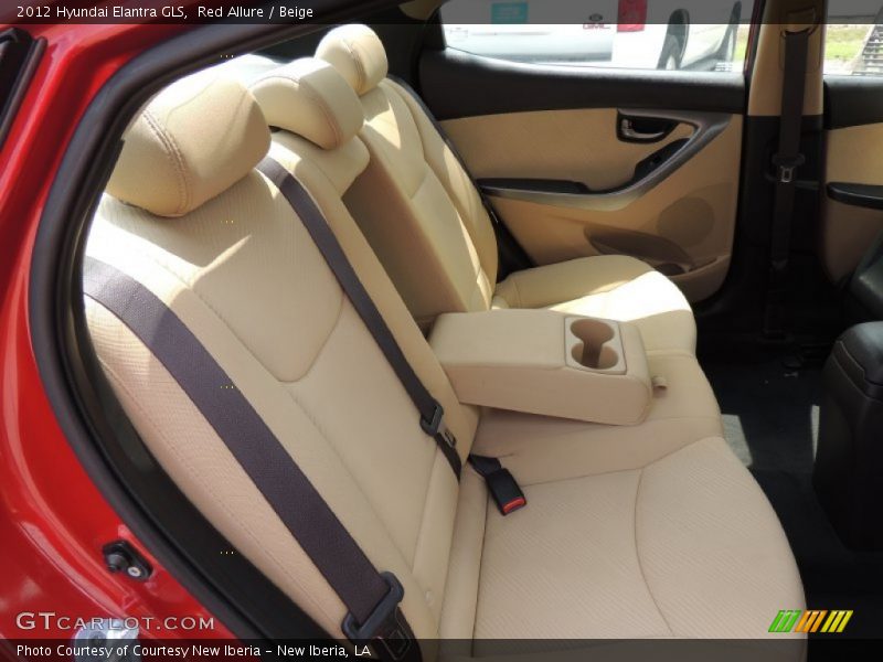 Red Allure / Beige 2012 Hyundai Elantra GLS