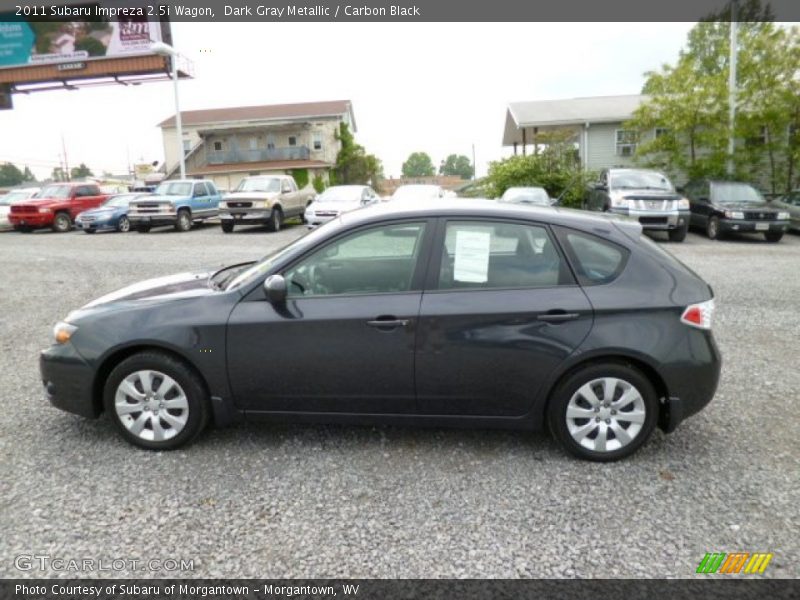 Dark Gray Metallic / Carbon Black 2011 Subaru Impreza 2.5i Wagon